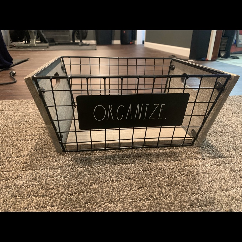 Rae Dunn Organize basket